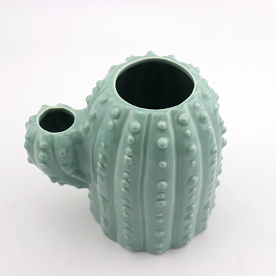 Small Ceramic Cactus Vase Set
