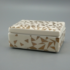 Ceramic Jewelry Box With Lid
