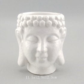 Wholesale Buddha Head Ceramic Plant Pot