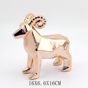 Ceramic deer figurines home decor gift idea
