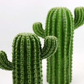Green Ceramic Cactus Figurine Home Decors