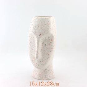 Zara Home Style Terrazzo Pottery Vase With Face