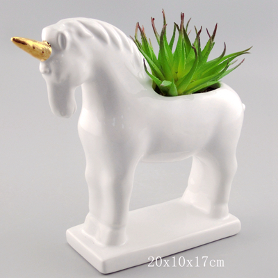 matte white ceramic planter factory