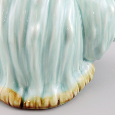 porcelain sea shells turquoise