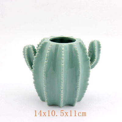 Small Ceramic Cactus Vase