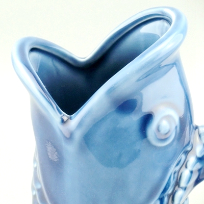 Ceramic Fish Vase White Ceramic Fish Vase White