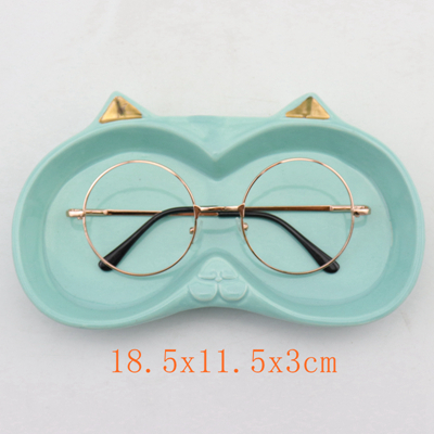 Ceramic Cat Eyeglass Tray Holders