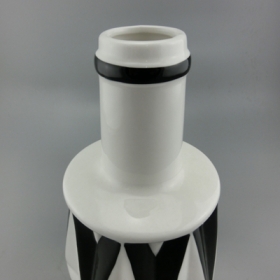 Black And White Angular Table Vase