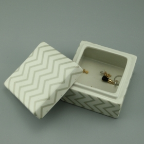 Ceramic Jewelry Box With Lid