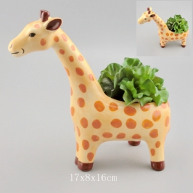 Giraffe Animal Mini Flower Box Succulent Planter Pot