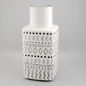 Square Ceramic Vase