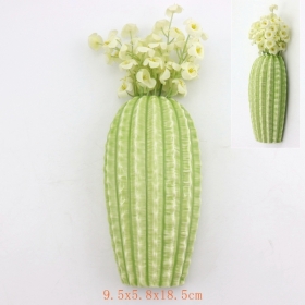 Ceramic Cactus Wall Hanging Decor Vase