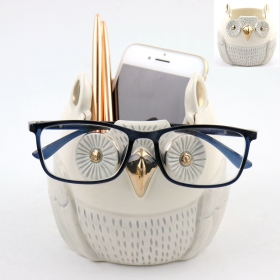 Ceramic Owl Ceramic Pencil Cup Supplier