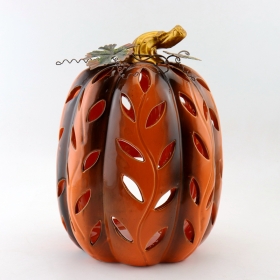 Ceramic Led Pumpkin Tealight Pumpkins