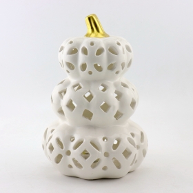 Ceramic Led Pumpkin Tealight Pumpkins