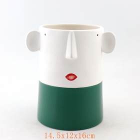 Best Planters With Faces Images Gold And White