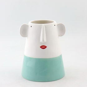 Best Planters With Faces Images Gold And White