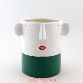 Best Planters With Faces Images Gold And White