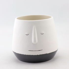 Ceramic Face Planter Terracotta Pots