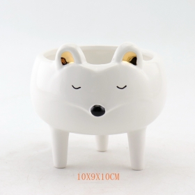 Best Ceramic Fox Face Pots With Foot