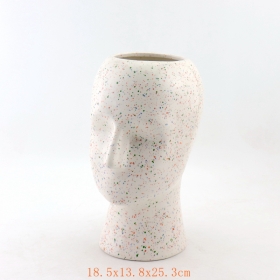 Zara Home Style Terrazzo Pottery Vase With Face